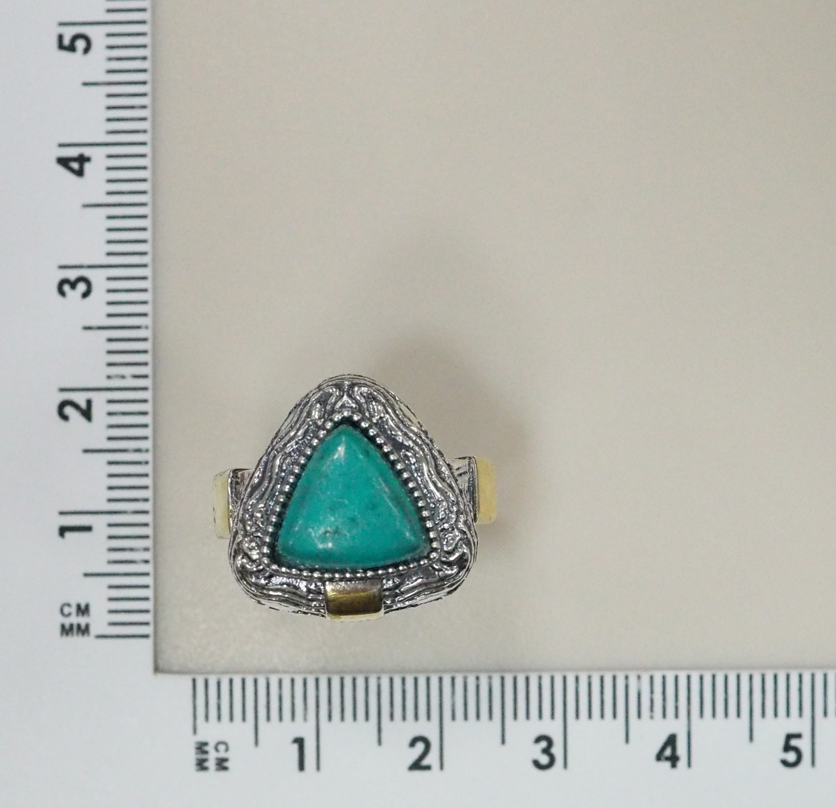 Серебряное кольцо с бирюзой